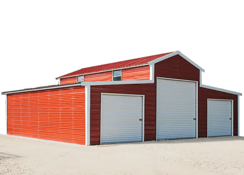 30'Wx70'Lx12'H Side Entry Steel Garage