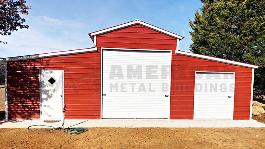 36'x26' Red Barn Building | 36 x 26 Metal Red Barn Building