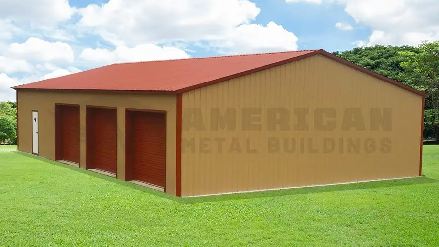 30x50 Metal Garage FL, Florida Prefab Building Kits